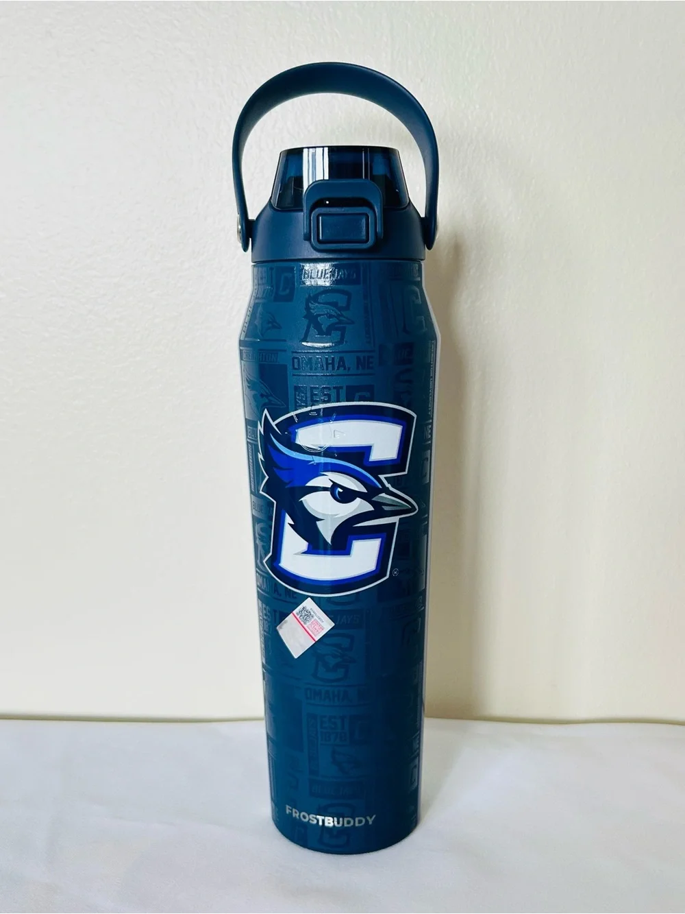 NWT Frostbuddy 32oz Creighton University Bluejays Water Bottle Basketball Logo
